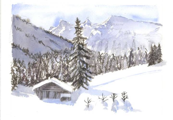 paysage savoyard par regis 